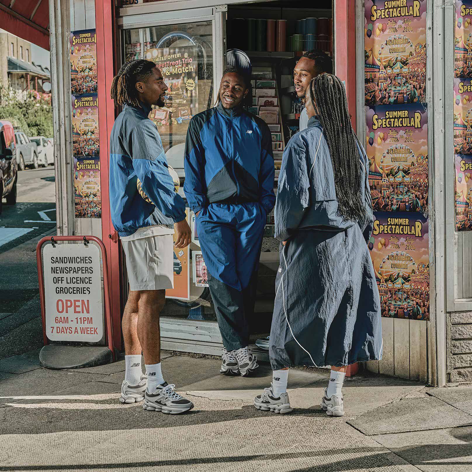 Group shot of models featuring Eze. 